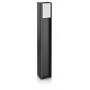 Stalp pentru iluminat exterior Philips Bridge, 1xE27, max 42W, IP44, 802x121mm, Antracit
