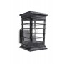 Aplica tip felinar pentru exterior Philips Patio, 1xE27, max 60W, IP44, 197x140x235mm, Gri