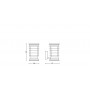 Aplica tip felinar pentru exterior Philips Patio, 1xE27, max 60W, IP44, 197x140x235mm, Gri
