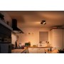 Spot LED Triplu Philips Bukko, 24V, 3x4.3W, 1200 lm, intensitate variabila, lumina calda (2200-2700K), IP20, 17x36.6cm, Metal, N