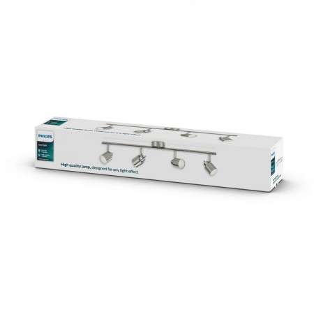 Spot Philips Essentials Meranti, 4xGU10, IP20, 10x69x15.5cm, Crom mat