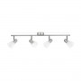 Spot Philips Essentials Burlap, 4xE14, 4x40W, IP20, 14.5x69x19.5cm, Crom mat