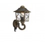 Aplica tip felinar pentru exterior Philips Cambridge UP, 1xE27, max 60W, IP44, 204x170x339mm, Bronz