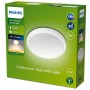 Plafoniera LED pentru exterior Philips Doris, 6W, 600 lm, lumina calda (2700K), IP54, 22 cm, Alb