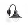 Aplica tip felinar pentru exterior Philips Raindrop, 1xE27, max 60W, IP44, 381x300x428mm, Negru
