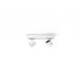 Spot LED Dublu Philips myLiving Star, 2x4.5W, 1000 lm, lumina calda (2200-2700K), IP20, 24cm, Metal, Alb