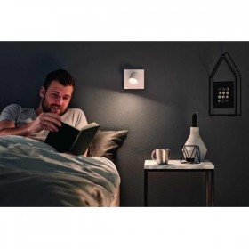 Spot LED Philips myLiving Star, 4.5W, 500 lm, lumina calda (2200-2700K), IP20, 11cm, Metal, Alb