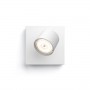 Spot LED Philips myLiving Star, 4.5W, 500 lm, lumina calda (2200-2700K), IP20, 11cm, Metal, Alb
