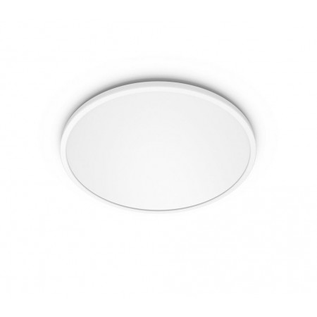 Plafoniera LED Philips Superslim CL550, 3 trepte de intensitate, 15W, 1300 lm, lumina calda (2700K), IP20, 25cm, Alb