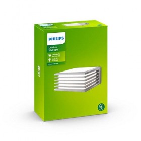 Aplica pentru exterior Philips Shades, 1xE27, max 42W, IP44, 170x171x82mm, Gri