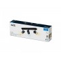 Spot LED RGB WiZ Imageo, Wi-Fi, Bluetooth, 3x4.9W, 1035 lm, lumina alba si color (2700-6500K), IP20, Metal, Negru