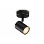 Spot LED RGB WiZ Imageo, Wi-Fi, Bluetooth, 4.9W, 345 lm, lumina alba si color (2700-6500K), IP20, Metal, Negru