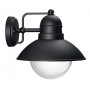 Aplica tip felinar pentru exterior Philips Hoverfly, 1xE27, max 60W, IP44, 248x222x224mm, Negru