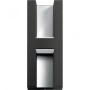 Aplica LED pentru exterior Philips Shadow UP&DOWN, 2x4.5W (70W), 1000 lm, lumina calda (2700K), dimabila, IP44, 77x95x224mm, Ant