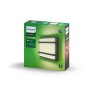 Aplica LED pentru exterior Philips Petronia, 12W (83W), 1200 lm, lumina calda (2700K), IP44, 190x190x53mm, Antracit
