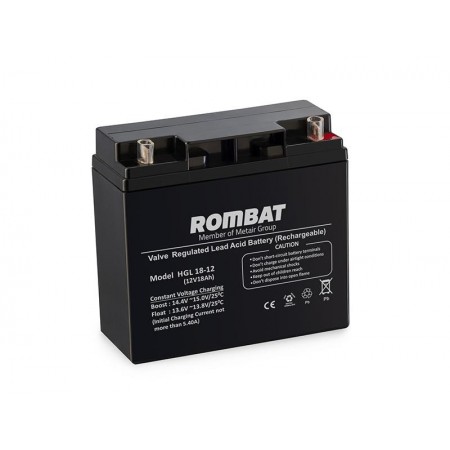 Acumulator stationar 18Ah/12V HGL12-18 Dimensiuni: 181 x 77 x 167 cm.