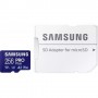 Card de Memorie MicroSDHC Samsung PRO PLUS 256GB, Class10/Grade 3 adapter UHS-I