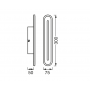 Aplica LED inteligenta pentru baie Ledvance SMART+ Wifi Orbis Bath 300, 13W, 1200 lm, lumina alba (3000-6500K), IP44, 300x50x70m