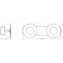 Aplica LED inteligenta pentru baie Ledvance SMART+ Wifi Orbis Wave 320, 15W, 1400 lm, lumina alba (3000-6500K), IP44, 320x93x120
