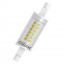 Bec LED Osram SLIM LINE, R7s, 7W (60W), 806 lm, lumina calda (2700K), 78mm, Ø20mm