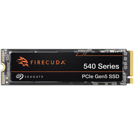 SSD SEAGATE FireCuda 540 HeatSink 2TB M.2 2280-D2 PCIe Gen5 x4 NVMe 2.0, Read/Write: 10000/10000 MBps, IOPS 1490K/1500K, TBW 200