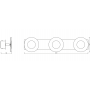 Aplica LED inteligenta pentru baie Ledvance SMART+ Wifi Orbis Wave 520, 21W, 2100 lm, lumina alba (3000-6500K), IP44, 520x93x120