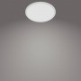 Plafoniera LED Philips Superslim CL550, 3 trepte de intensitate, 15W, 1500 lm, lumina neutra (4000K), IP44, 25cm, Alb