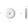 Ezviz Senzor de inundatie CS-T10C Baterie: CR2032, Protocol: ZigBee 3.0, Frecventa Wireless: 2.4 GHz, Distanta comunicate:  200m
