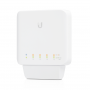 Ubiquiti UniFi Switch, USW-FLEX-3,(3-PACK) 5x 10/100/1000 Mbps RJ45 Ports,4 x 802.3at PoE, consum 5w, alocare POE/port-15.4w, Po