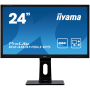 IIYAMA Monitor 24"  VA-panel, 1920x1080, 4ms, 15cm Height Adj. Stand, Pivot, 250cd/m², HDMI, DisplayPort, USB-HUB, Speakers (23,