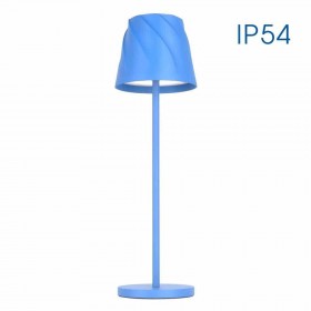 Veioza LED portabila Vivalux ESTELLA Albastru, 3.7V, 3W, 230 lm, lumina neutra (4000K), dimabila 10-100%, Touch control, IP54, b
