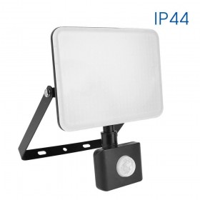 Proiector LED cu senzor de miscare Vivalux SHIFT, 30W, 230V, 2700 lm, lumina rece (6400K), 110°, IP44, 147x198x50mm, 20000h, alu