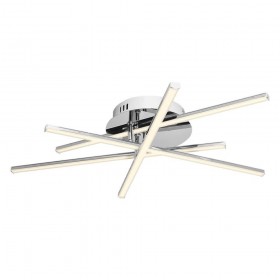 Plafoniera LED Vivalux MATRIX, 35W, 2165 lm, lumina neutra (4000K), 120°, IP20, 600x600x115mm, 25000h, Crom