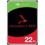 HDD NAS SEAGATE IronWolf Pro 22TB CMR 3.5'', 512MB, SATA, 7200RPM, RV Sensors, Rescue Data Recovery Services 3 ani, TBW: 550