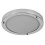 Plafoniera pentru baie Ledvance Classic Crom, E27, max. 15W LED,  metal/sticla, IP44, Ø310x80mm, bec neinclus