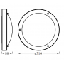 Plafoniera pentru baie Ledvance Classic Crom, E27, max. 15W LED,  metal/sticla, IP44, Ø310x80mm, bec neinclus