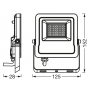 Proiector LED RGB inteligent Ledvance SMART+ Wifi cu Telecomanda, 20W, 220-240V, 1600 lm, lumina alba si color (3000K), dimabila