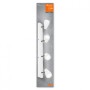 Spot LED cvadruplu ajustabil Ledvance Pear, 4xGU10, 4x4.3W, 1400 lm, lumina calda (2700K), IP20, 614x131x60mm, metal/plastic, Al