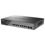 D-Link Switch DSS-200G-10MP, 8 porturi Gigabit POE, 2X SFP 1000Mbps, Capacitate switch: 20Gbps, FW Rate: 14.88Mbps, POE Budget:1