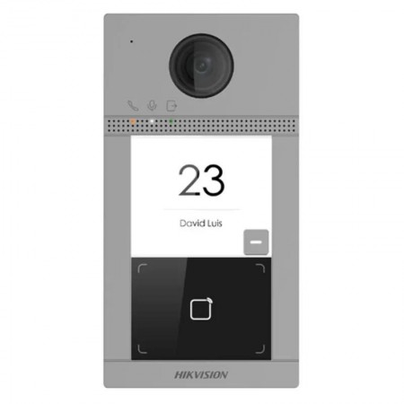Post de exterior videointerfon IP Hikvision DS-KV8113-WME1(C) WIFI 1 x buton de apelare( pentru o singura familie- permite apela