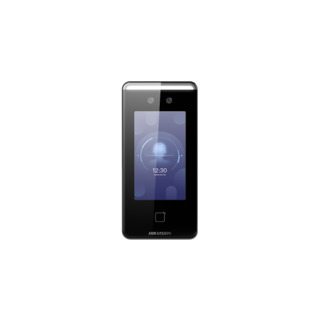 Terminal de access control cu recunoastere faciala Hikvision DS-K1T341AM-S, capacitate de stocare: 1500 memorie faciala, 1500 ca