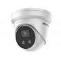 Camera supraveghere Hikvision IP turret DS-2CD2346G2-IU(2.8mm)C, 4MP, Acusens - filtrarea alarmelor false dupa corpul uman si ma