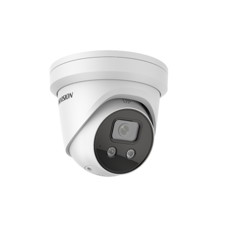 Camera supraveghere Hikvision IP turret DS-2CD2346G2-I(2.8mm)C, 4MP, Acusens - filtrarea alarmelor false dupa corpul uman si mas