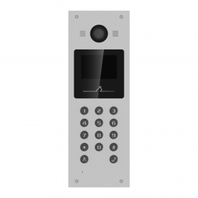 Post videointerfon de exterior pentru blocuri Hikvision DS-KD3003-E6, monitor LCD color  3.5-inch, rezolutie 480 × 320, camera v