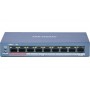 Switch Hikvision DS-3E0109P-E©, 8-port, PoE