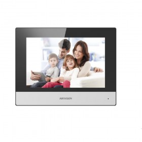 Monitor videointerfon modular 7" color Hikvision DS-KH6320-TE1 ecran LCD 7" color cu touch screeen, rezolutie ecran 1024 × 600 d