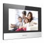 Monitor videointerfon WIFI modular 7" color Hikvision DS-KH6320-WTE1/EUecran LCD 7" color cu touch screeen, rezolutie ecran 1024