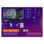 Lampadar LED RGB inteligent Ledvance Smart+ WiFi CONVERT MAGIC, 24W, 2320 lm, lumina alba si color (2700K), dimabila, IP20, Ø240