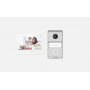 Kit videointerfon analog Hikvision DS-KIS101-P/Surface, conectare usoara pe 2 fire, plug & play. Kitul este format din: post ext