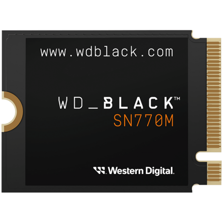 SSD WD Black SN770M 500GB M.2 2230 PCIe Gen4 x4 NVMe, Read/Write: 5000/4000 MBps, IOPS 460K/800K, TBW: 300